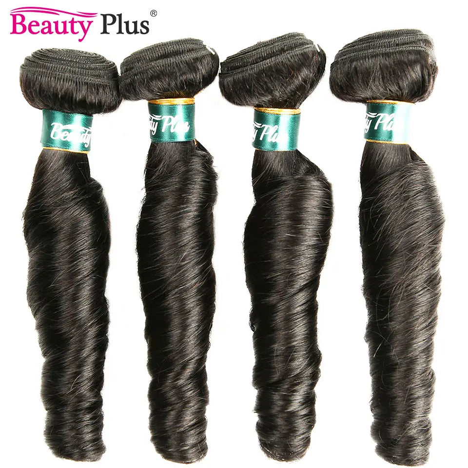 10-28 Inch Bouncy Hair Romance Curly Frontal With Bundles Remy
