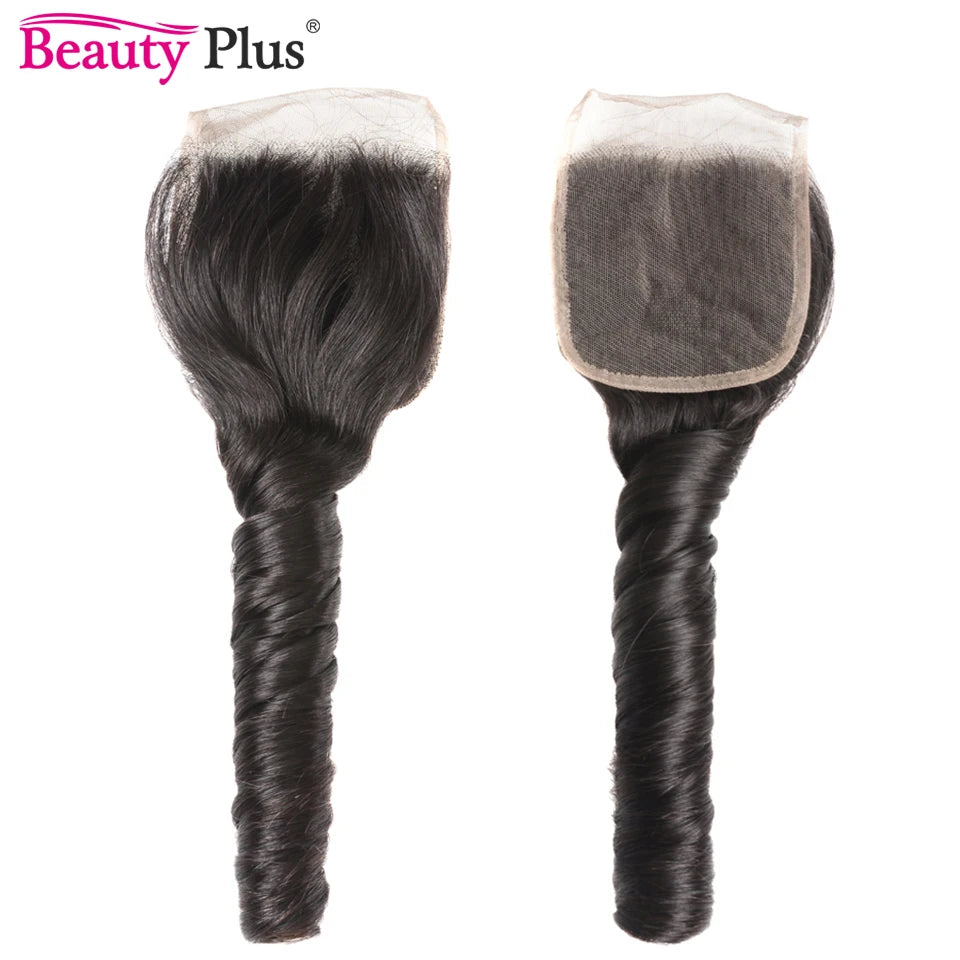 10-28 Inch Bouncy Hair Romance Curly Frontal With Bundles Remy