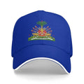 Haitian Flag Print Baseball Cap Outdoor Travel Sport