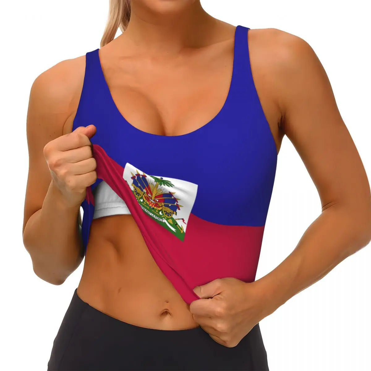 2026 Haiti Flag Print Women Activities Sports