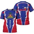 Haiti national emblem pattern 3D The flag of Haiti sport
