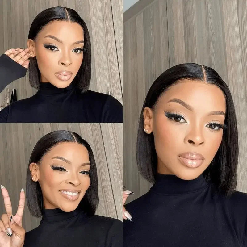 Short Human Hair Wigs for Women Natural