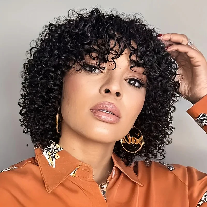 Human Hair Wig for Women Short