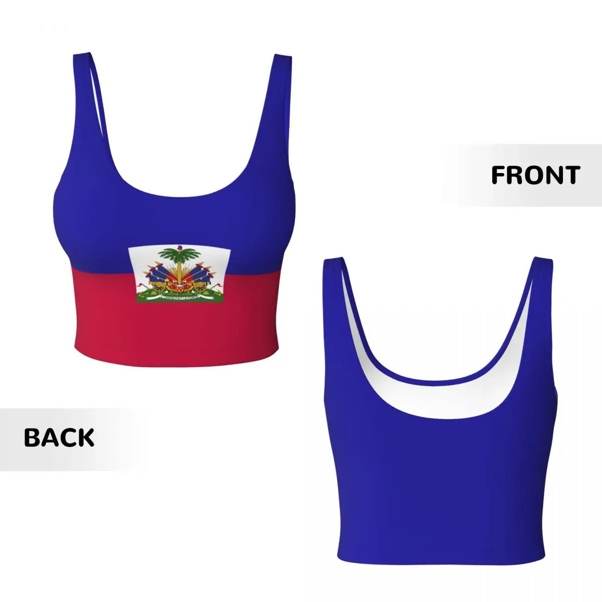 2026 Haiti Flag Print Women Activities Sports