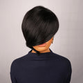 Human Hair Short Pixie Cut Wig Layered Pixie Cut Wig