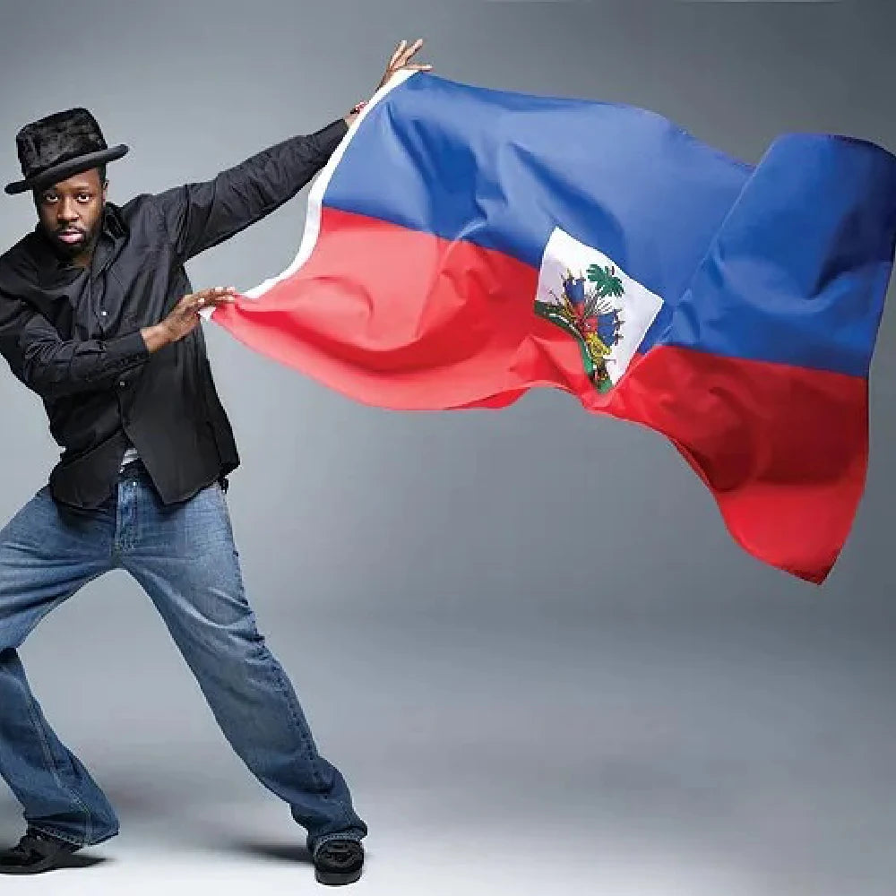 FLAGLINK 90x150 CM Ayiti Ht Haiti Flag For Decoration