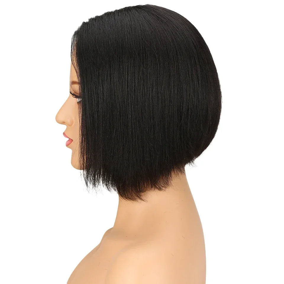 Short Human Hair Wigs for Women Natural