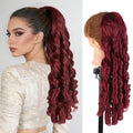 Wavy Hair Ponytail Extensions Wig Synthetic